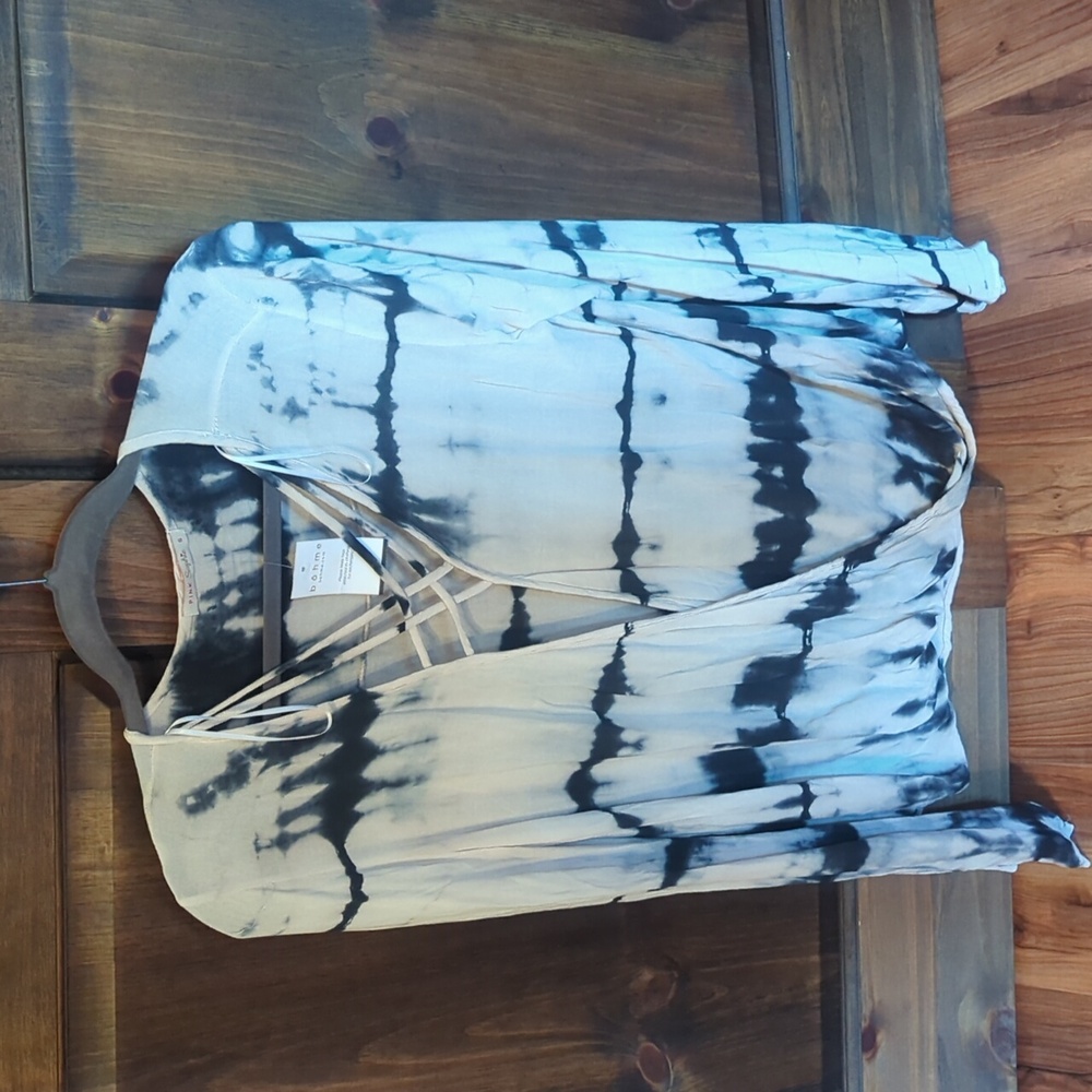 Dye Cross Chest Top
